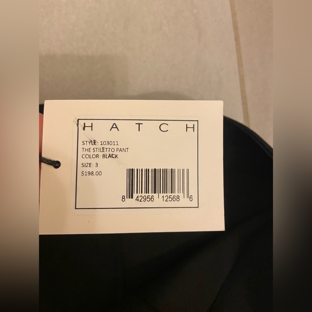 NWT HATCH Stiletto Pant Black Size Large - Picture 5 of 7